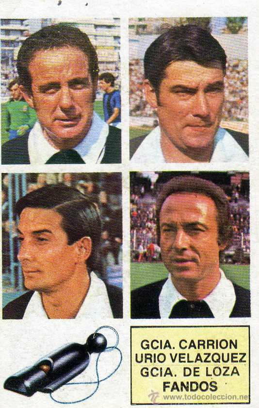 Cromos de f&uacute;tbol: arvitros, cromos este 82/83 - Foto 1