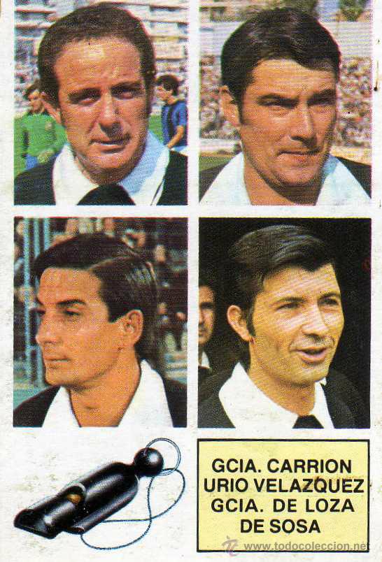 Cromos de f&uacute;tbol: arvitros, cromos este 82/83 - Foto 1