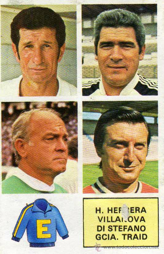 Cromos de F&uacute;tbol: entrenadores, cromos este 82/83