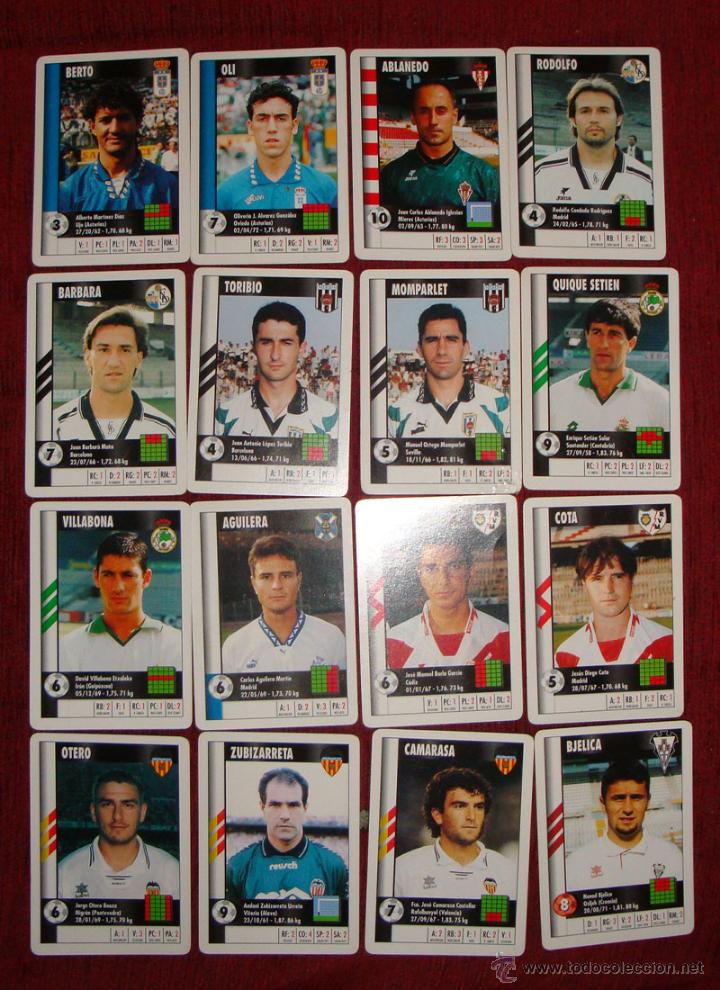 Cartes &agrave; collectionner de Football: Cromos de futbol 95-96 Marca Super Gol-Real Madrid-Sporting-Atletic-Bar&Ccedil;a-Betis-Celta-52 cromos
