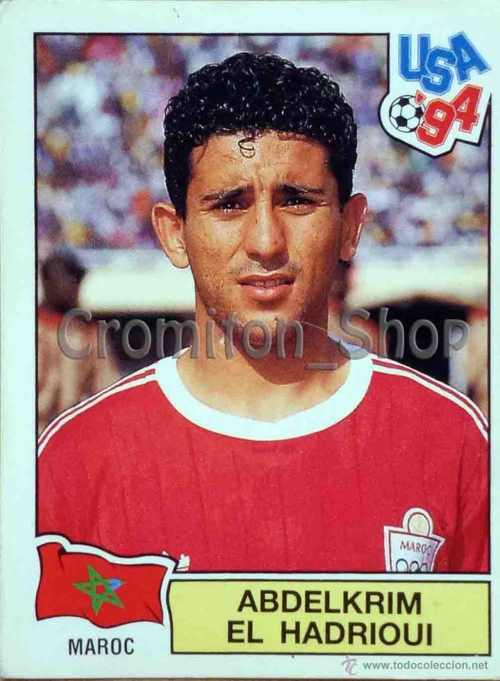 Football Stickers: N&ordm; 398 ABDELKRIM EL HADRIQUI - USA 94 ESTADOS UNIDOS 1994 PANINI MUNDIAL WORLD CUP