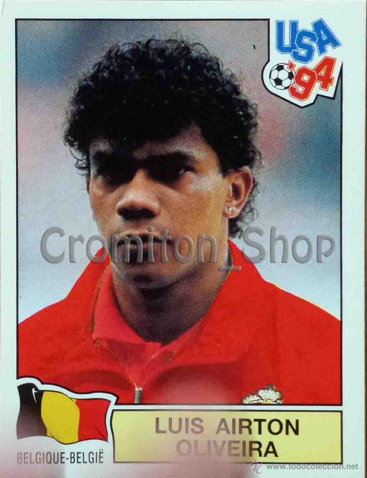 Football Stickers: N&ordm; 393 LUIS AIRTON OLIVEIRA - USA 94 ESTADOS UNIDOS 1994 PANINI MUNDIAL WORLD CUP