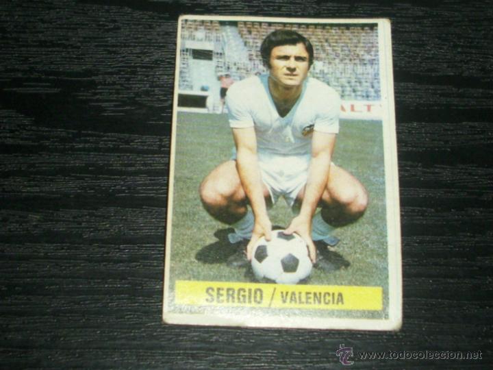 Cromos de f&uacute;tbol: -ESTE 74-75 : SERGIO ( VALENCIA ) - Foto 1