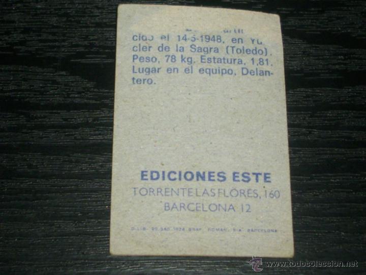 Cromos de f&uacute;tbol: -ESTE 74-75 : OROZCO ( MALAGA ) - Foto 2
