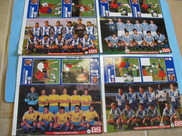Football Stickers: as 1991, 12 cromos en 4 planchas,