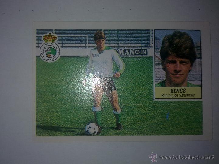 Cromos de f&uacute;tbol: BERGS ESTE 84-85 BAJA   SANTANDER - Foto 1