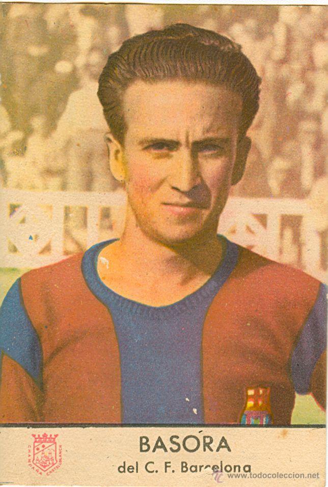 Cromos de f&uacute;tbol: Basora (Castellblanch). Perfecto - Foto 1