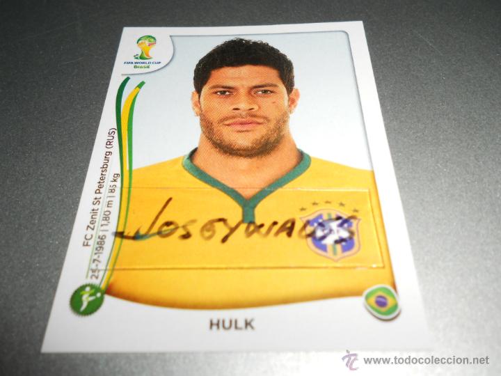 Figurine di Calcio: 49 HULK BRAZIL CROMOS ALBUM MUNDIAL FUTBOL 14 FIFA WORLD CUP BRASIL 2014
