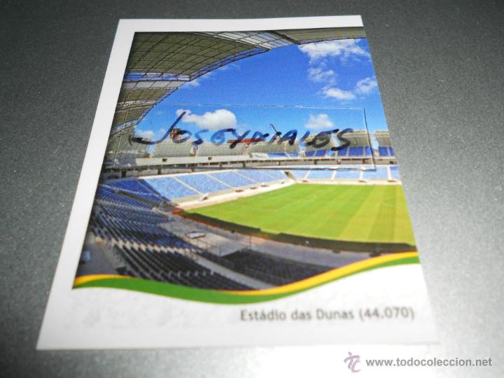Cromos de f&uacute;tbol: 20 ESTADIO DAS DUNAS NATAL CROMOS ALBUM MUNDIAL FUTBOL 14 FIFA WORLD CUP BRASIL 2014