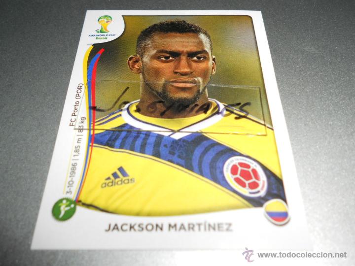 Figurine di Calcio: 201 JACKSON MARTINEZ COLOMBIA CROMOS ALBUM MUNDIAL FUTBOL 14 FIFA WORLD CUP BRASIL 2014