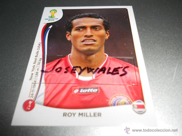 Cromos de F&uacute;tbol: 287 ROY MILLER COSTA RICA CROMOS ALBUM MUNDIAL FUTBOL 14 FIFA WORLD CUP BRASIL 2014