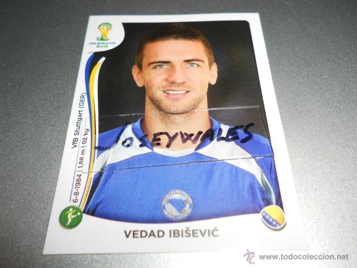 Cromos de F&uacute;tbol: 448 VEDAD IBISEVIC BOSNIA HERZEGOVINA I HERCEGOVINA CROMOS MUNDIAL 14 FIFA WORLD CUP BRASIL 2014