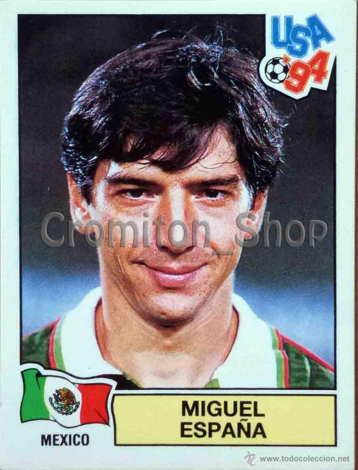 Football Stickers: N&ordm; 369 MIGUEL ESPA&Ntilde;A - USA 94 ESTADOS UNIDOS 1994 PANINI MUNDIAL WORLD CUP