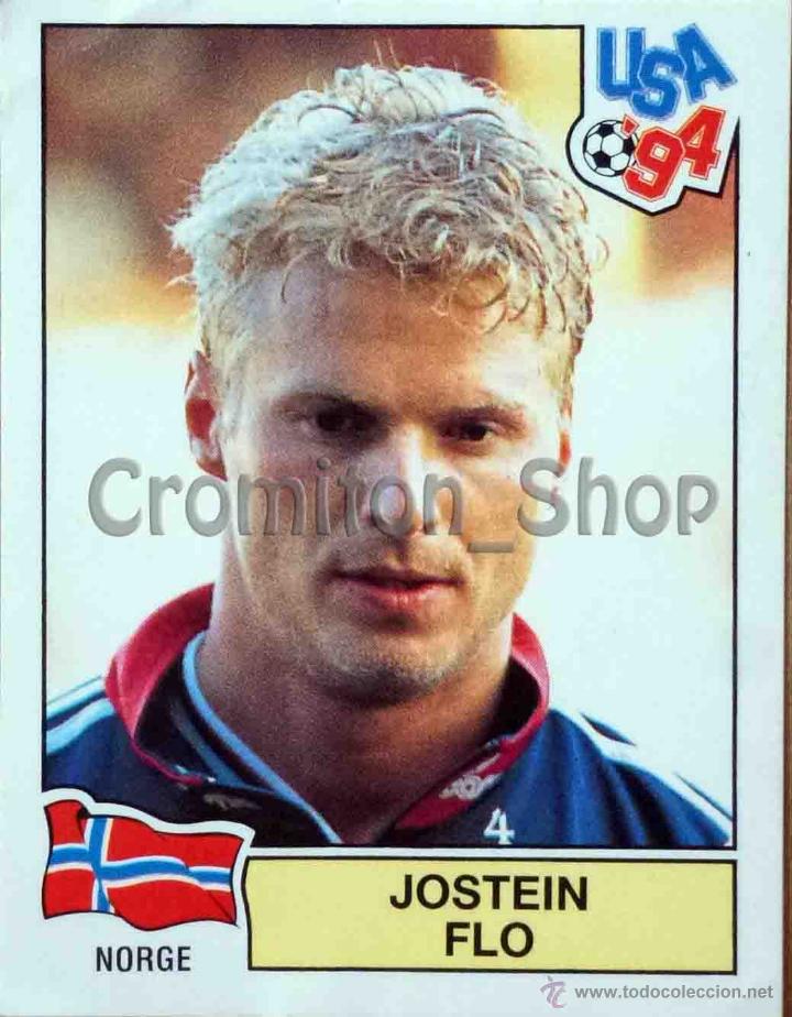 Football Stickers: N&ordm; 357 JOSTEIN FLO - USA 94 ESTADOS UNIDOS 1994 PANINI MUNDIAL WORLD CUP