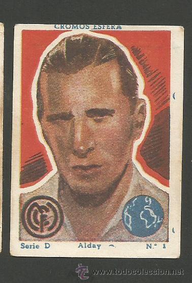 Cromos de f&uacute;tbol: CROMOS ESFERA - ALDAY - MADRID - (CD-461) - Foto 1