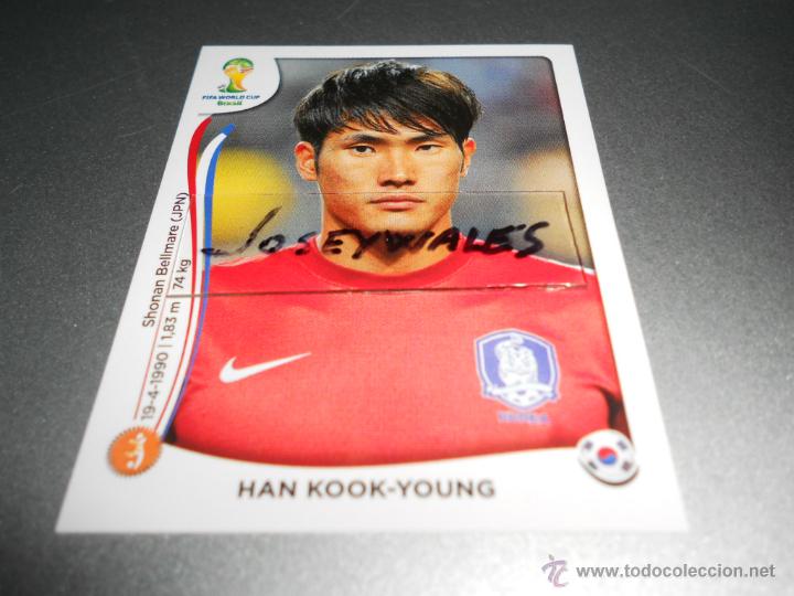 Football Stickers: 630 HAN KOOK YOUNG REPUBLICA DE COREA KOREA CROMOS MUNDIAL FUTBOL 14 FIFA WORLD CUP BRASIL 2014