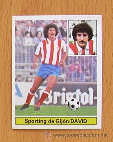 Cromos de f&uacute;tbol: Sporting de Gij&oacute;n - David - Ediciones Este 1981-1982, 81-82 - Foto 1