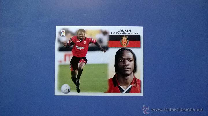 Fu&szlig;ball-Sticker: lauren, deportivo mallorca, liga 1999 2000 este 99 00 excelente estado