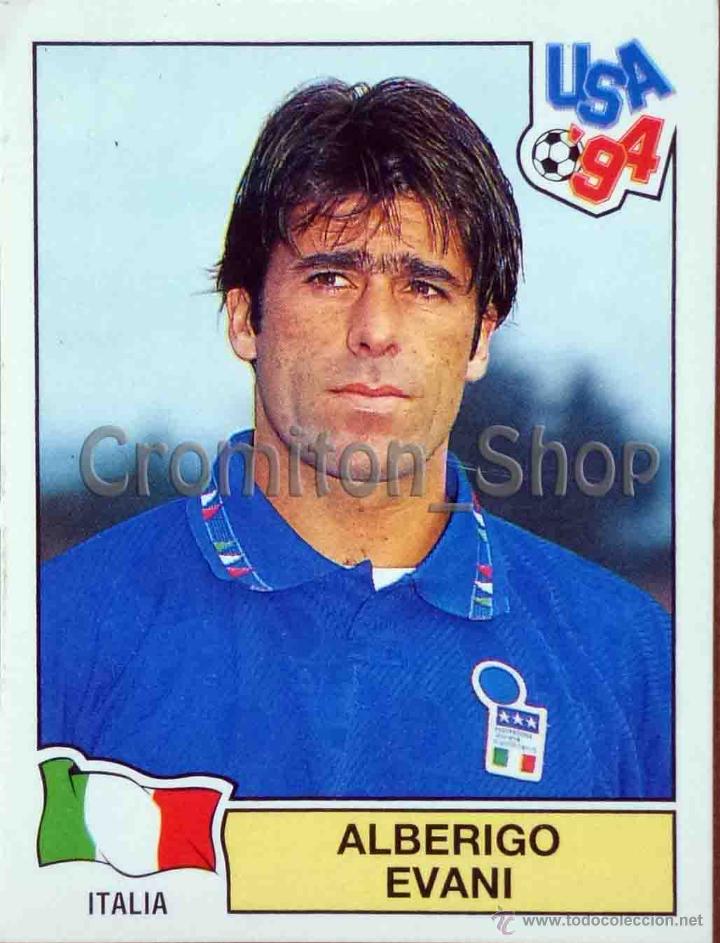 Football Stickers: N&ordm; 313 ALBERIGO EVANI - USA 94 ESTADOS UNIDOS 1994 PANINI MUNDIAL WORLD CUP