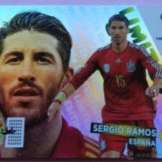 Cromos de Fútbol: RAMOS (ESPAÑA) LIMITED EDITION CARD ADRENALYN XL FIFA WORLD CUP BRASIL 2014 PANINI BRAZIL LIMITADA. Lote 380711049