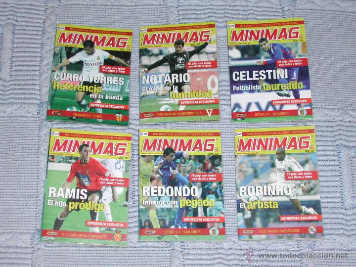 Cartes &agrave; collectionner de Football: MINIMAG - Lote 6 mini-revistas - Liga 2007/2008 - 07 08