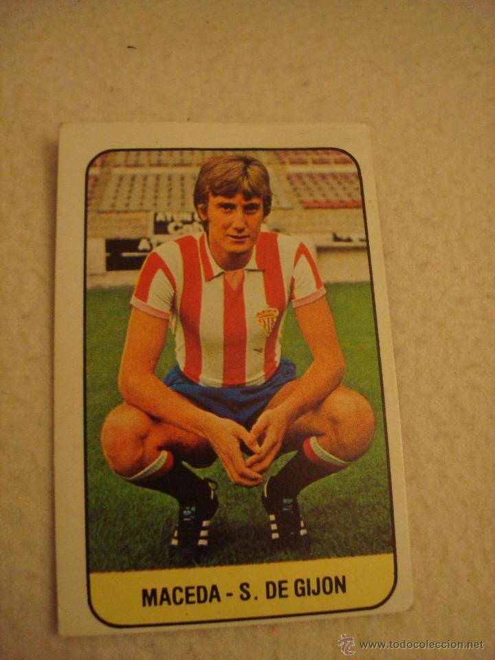 Cromos de f&uacute;tbol: 78-79 ESTE. MACEDA. SPORTING DE GIJON - Foto 1