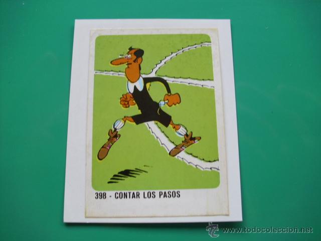 Cromos de Futebol: 398 CONTAR LOS PASOS - LIGA 80-81 EDITORIAL CROMOCROM