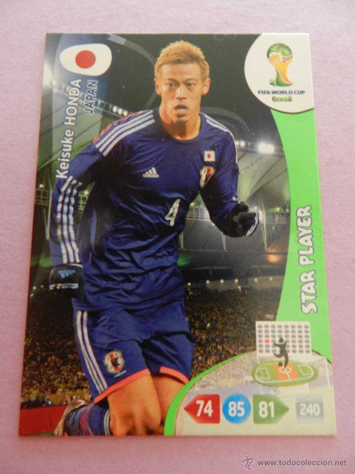 Cromos de f&uacute;tbol: 229 HONDA (JAPAN) STAR PLAYER CARD ADRENALYN XL FIFA WORLD CUP BRASIL 2014 PANINI BRAZIL
