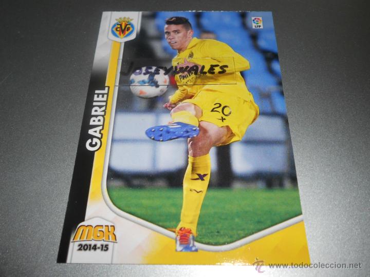 Cromos de f&uacute;tbol: MGK 347 GABRIEL VILLARREAL CROMOS ALBUM MEGACRACKS LIGA FUTBOL 2014 2015 14 15