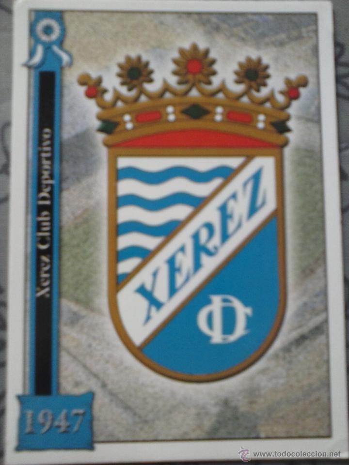 Cromos de f&uacute;tbol: CROMO ESCUDO DEL XEREZ CD - Foto 1