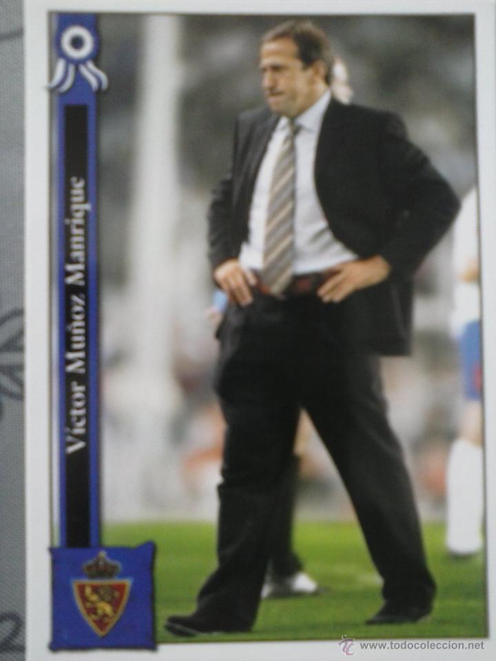 Cromos de f&uacute;tbol: CROMO DE VICTOR MU&Ntilde;OZ REAL ZARAGOZA - Foto 1