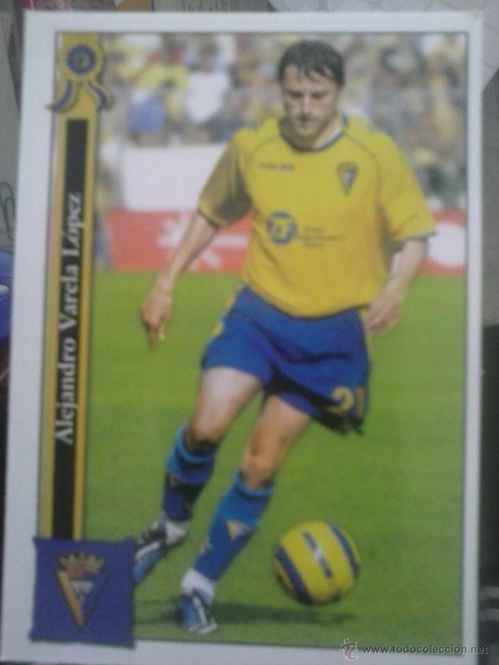 Cromos de f&uacute;tbol: CROMO DE VARELA CADIZ CF - Foto 1