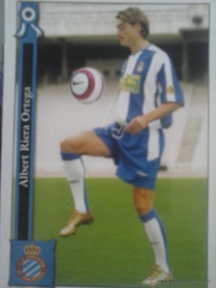 Cromos de f&uacute;tbol: CROMO DE RIERA RCD ESPANYOL - Foto 1