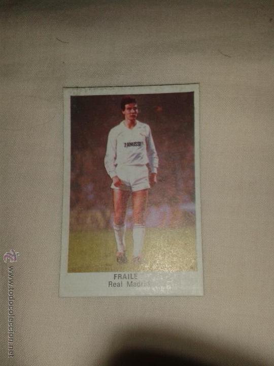 Cromos de F&uacute;tbol: FUTBOL 84 CROMOS CANO CROPAN. FRAILE REAL MADRID