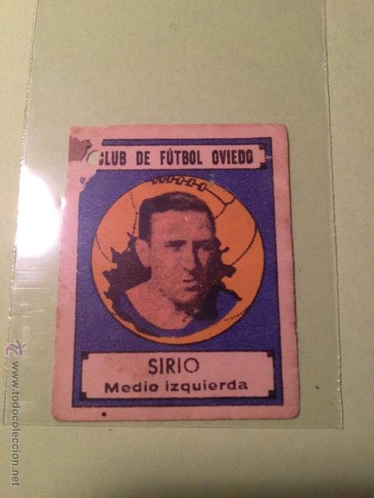 Fu&szlig;ball-Sticker: CROMO SOBRE BALON - 1942-1943 -CLUB DE FUTBOL OVIEDO - SIRIO