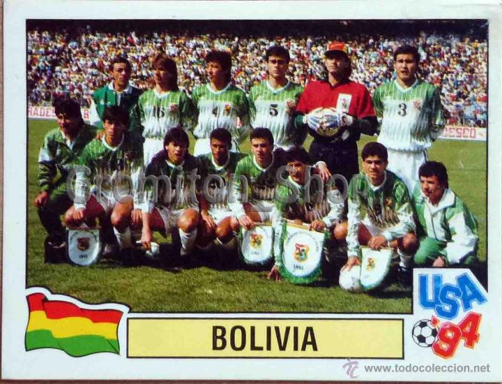 N 234 Team Bolivia Usa 94 Estados Unidos 199 Comprar Cromos De   44706223 