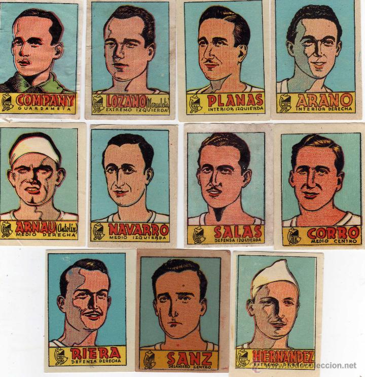 Cromos de Futebol: 11del costancia 2&ordm; division,de cromos cultura bruguera 1941,leer