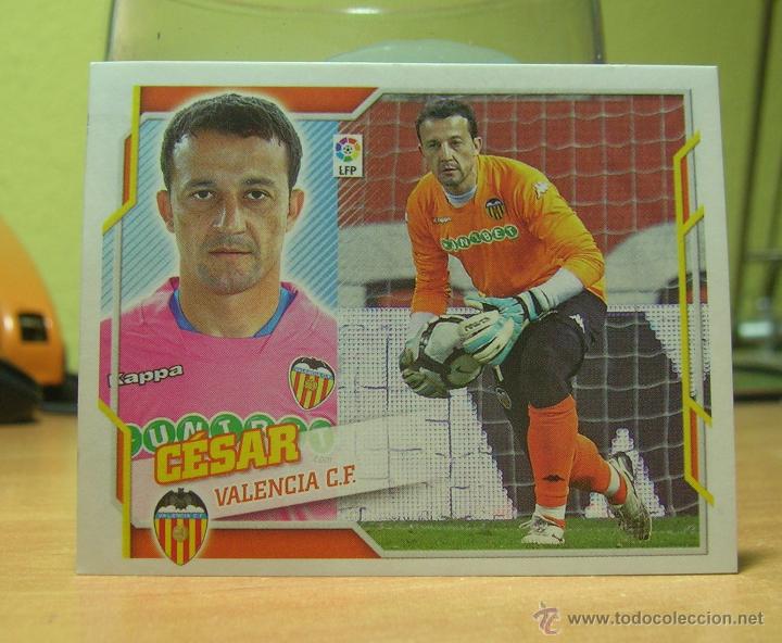 Cromos de f&uacute;tbol: EDICIONES ESTE 2010-2011 10 11   CESAR   (VALENCIA)  SIN PEGAR - Foto 1