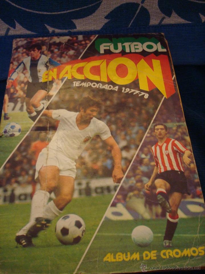 Figurine di Calcio: LOTE 3 CROMOS FUTBOL EN ACCION PACOSA 1978. LEER