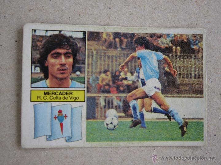 Cromos de f&uacute;tbol: ESTE 82-83  MERCADER  CELTA  1982-1983  NUNCA PEGADO - Foto 1