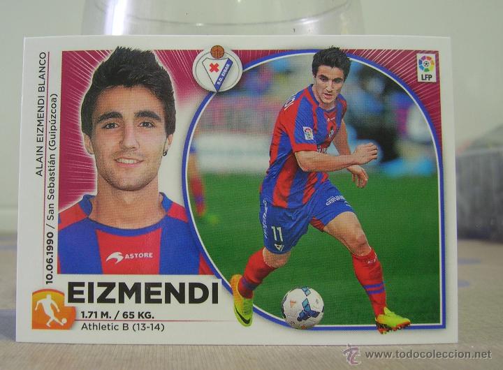 Cromos de f&uacute;tbol: EDICIONES ESTE 2014-2015  14 15  N&ordm; 12  EIZMENDI  (EIBAR)  SIN PEGAR - Foto 1
