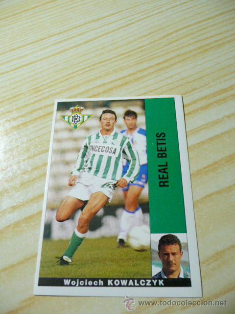 Kowalczyk Betis Panini Liga Futbol 1995 1996 95 Buy Old Football Stickers At Todocoleccion 45127680