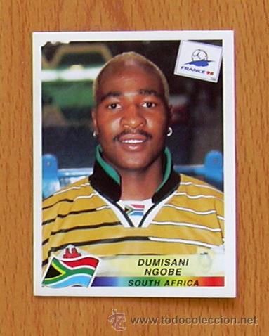 Fu&szlig;ball-Sticker: Sud&aacute;frica - 186 Ngobe - Mundial Francia 98 - Panini 1998 - Nunca pegado