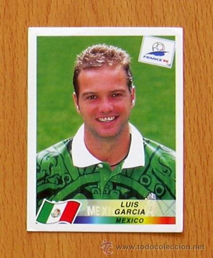 Sticker #270 Luis Garcia Real Sociedad Liga 94 95 Rookie Mexico