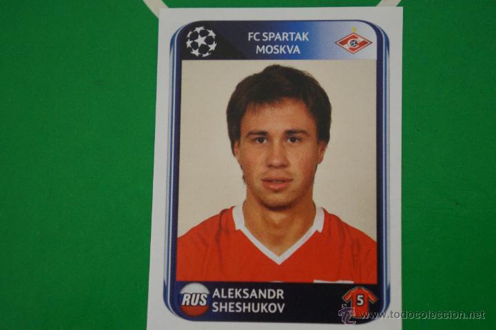 Figurine di Calcio: CROMO DE FUTBOL:SHESHUKOV DEL SPARTAK DE MOSC&Uacute;,(SIN PEGAR),N&ordm;386,CHAMPIONS LEAGUE 2010-2011/10-11