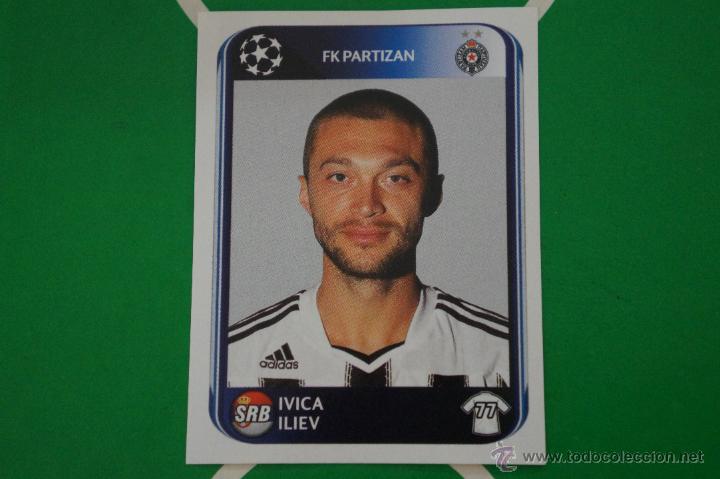 Figurine di Calcio: CROMO DE FUTBOL:ILIEV DEL FK PARTIZAN,(SIN PEGAR),N&ordm;547,CHAMPIONS LEAGUE 2010-2011/10-11