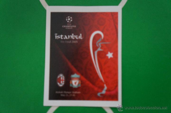 Figurine di Calcio: CROMO DE FUTBOL:CARTEL FINAL ESTAMBUL 2005,(SIN PEGAR),N&ordm;562,CHAMPIONS LEAGUE 2010-2011/10-11