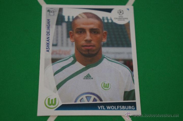 Figurine di Calcio: CROMO DE F&Uacute;TBOL:DEJAGAH DEL WOLFSBURG,(SIN PEGAR),N&ordm;131,CHAMPIONS LEAGUE 2009-2010/09-10