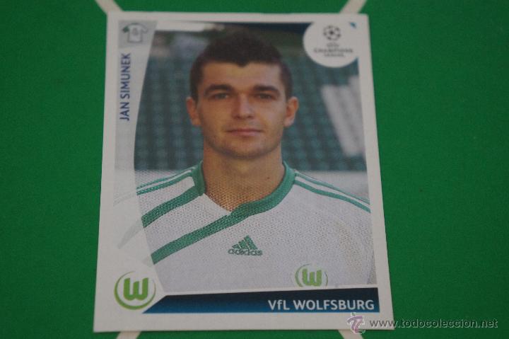 Figurine di Calcio: CROMO DE F&Uacute;TBOL:SIMUNEK DEL WOLFSBURG,(SIN PEGAR),N&ordm;130,CHAMPIONS LEAGUE 2009-2010/09-10