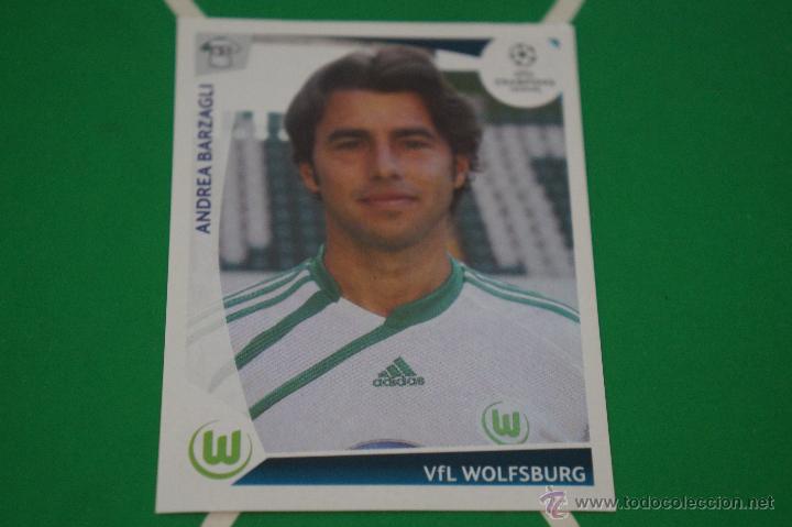 Figurine di Calcio: CROMO DE F&Uacute;TBOL:BARZAGLI DEL WOLFSBURG,(SIN PEGAR),N&ordm;127,CHAMPIONS LEAGUE 2009-2010/09-10